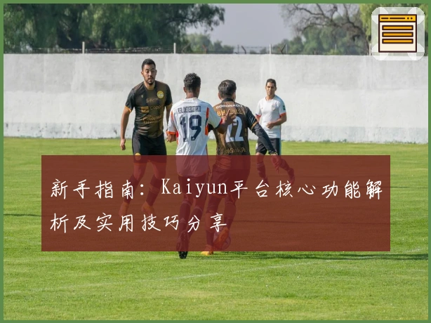 新手指南：Kaiyun平台核心功能解析及实用技巧分享